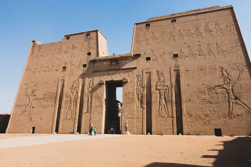 Karnak Temple in Luxor at sunset